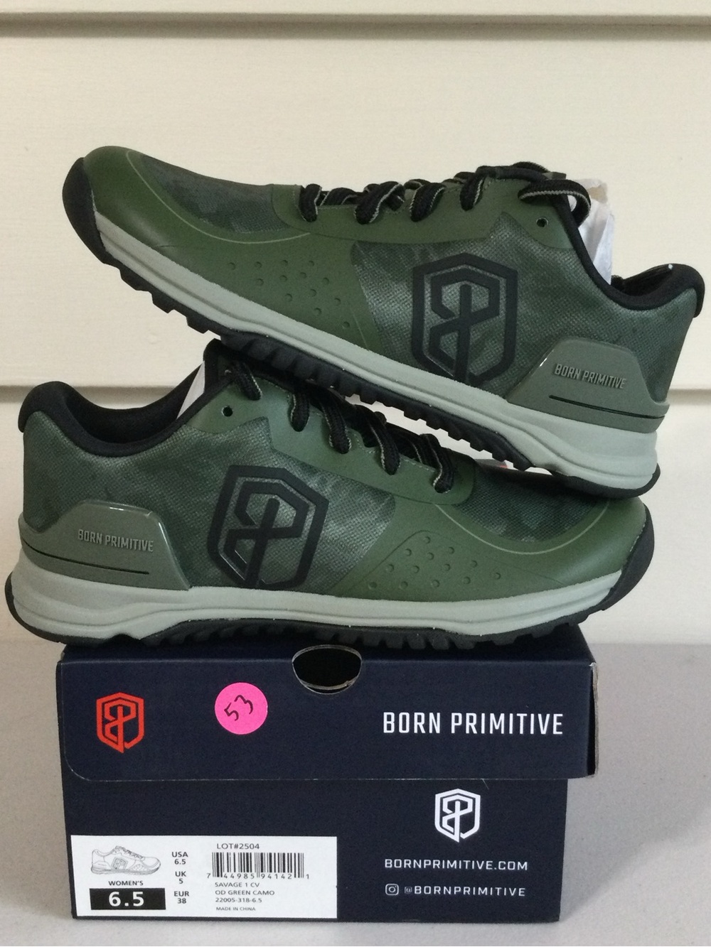 Born Primitive Men's Green Athletic Shoes